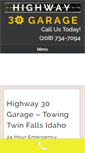 Mobile Screenshot of highway30auto.com